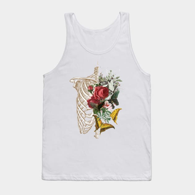 Pretty Skelton torso Tank Top by chris@christinearnold.com